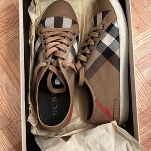Burberry designer shoes.